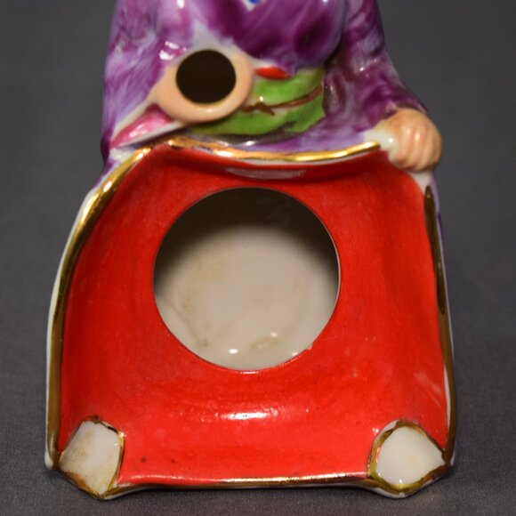 Vintage Betson Geisha Ashtray Cigarette Match Holder Kutani Ceramic Porcelain - Picture 7 of 11